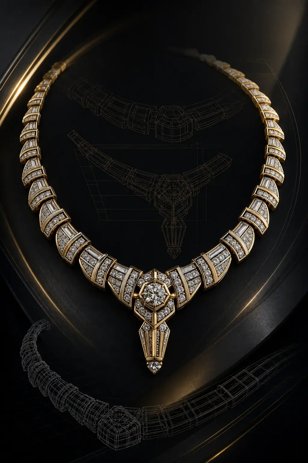 Contour Necklace CAD Set