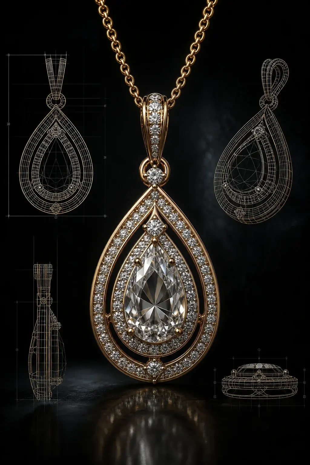 Halo Pendant Blueprint